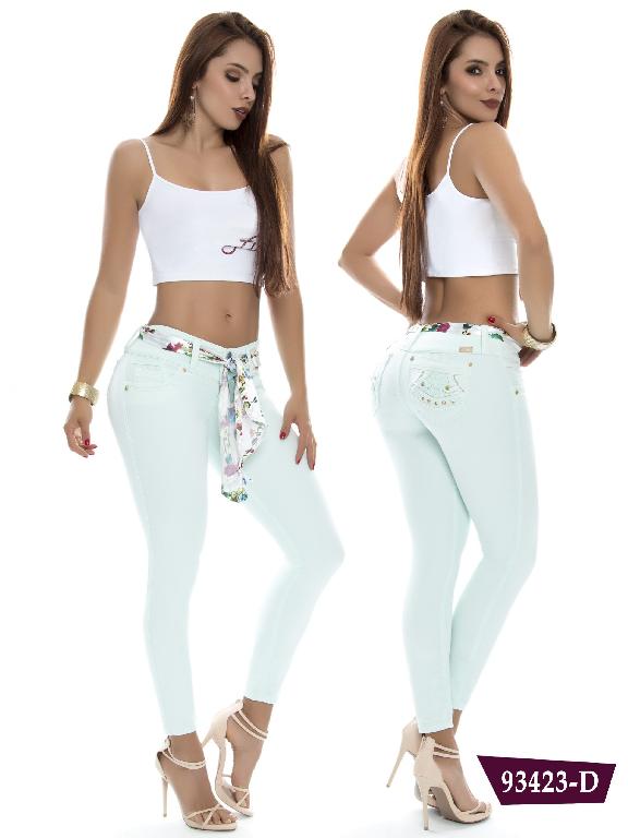 Jeans Levantacola Colombiano Do Jeans  - Ref. 248 -93423 D