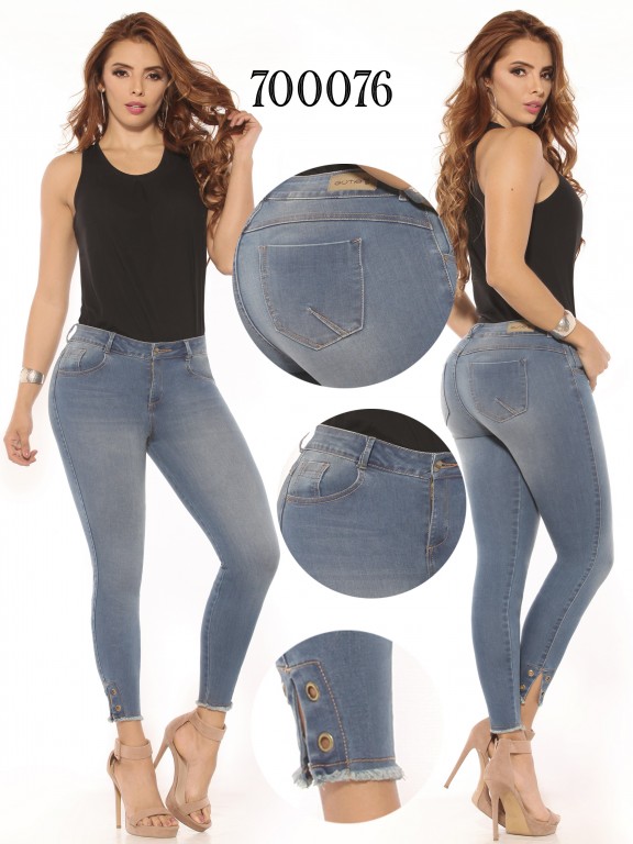 Jeans Levantacola Colombiano  - Ref. 260 -700076