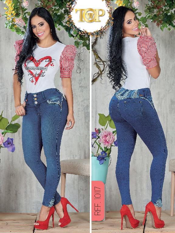 Jeans Levantacola Colombiano  - Ref. 123 -10117-TW