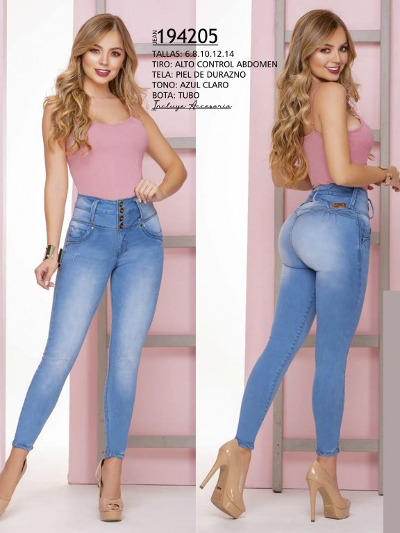 Jeans Levantacola Colombiano  - Ref. 270 -194205