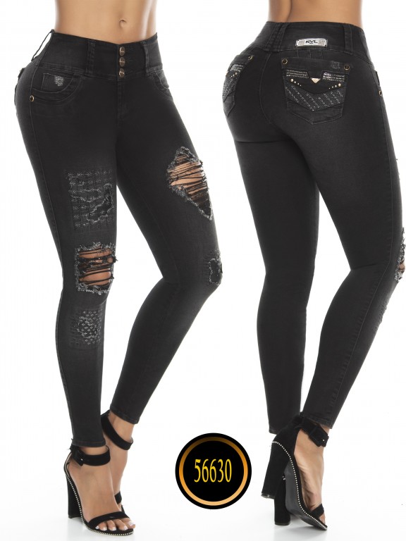 Jeans Dama Colombiano ENE2 - Ref. 243 -56630E-13 Gris