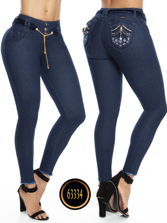 Jeans Dama Colombiano ENE2 - Ref. 243 -63334E-5 Azul