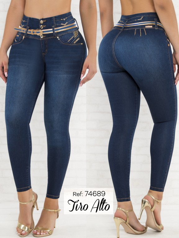 Jeans Levantacola Colombiano - Ref. 248 -74689-D