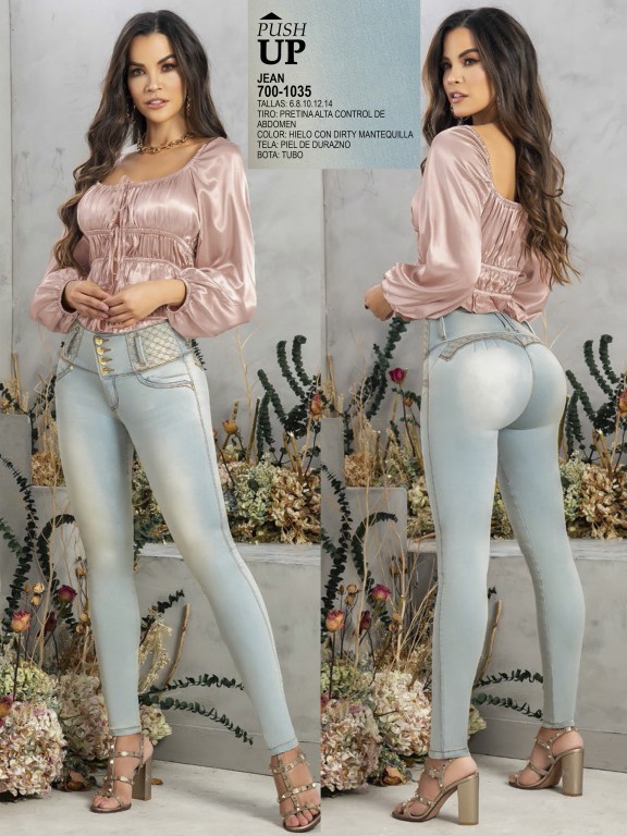 Jeans Levantacola Colombiano - Ref. 287 -1035