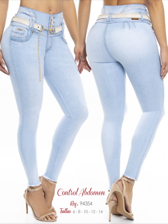 Jeans Levantacola Colombiano - Ref. 248 -94354 D