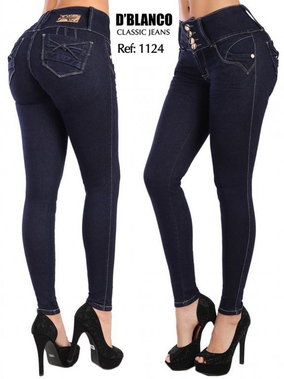 Jeans Levantacola Colombiano - Ref. 304 -1124