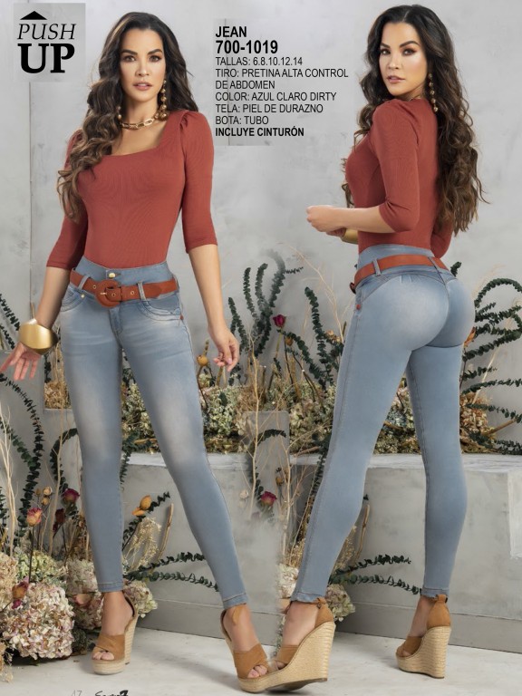 Jeans Levantacola Colombiano - Ref. 287 -1019