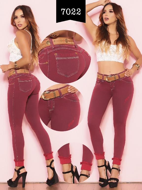 Jeans Levantacola Colombiano - Ref. 261 -7022-R