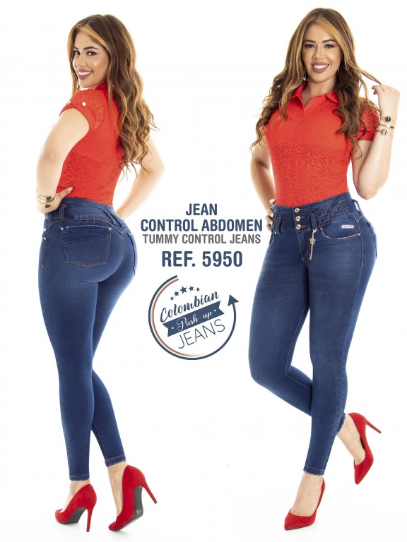 Jeans Levantacola Colombiano - Ref. 283 -5950