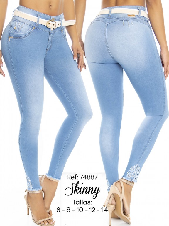 Jeans Dama Colombiano - Ref. 248 -74887 D