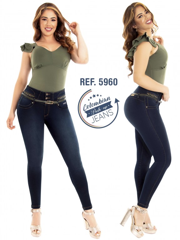 Jeans Levantacola Colombiano - Ref. 283 -5960