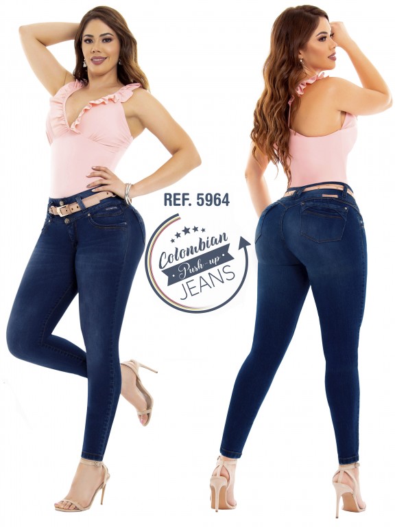 Jeans Levantacola Colombiano - Ref. 283 -5964