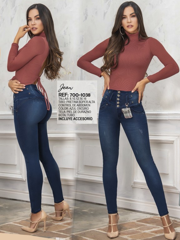 Jeans Levantacola Colombiano - Ref. 287 -1038
