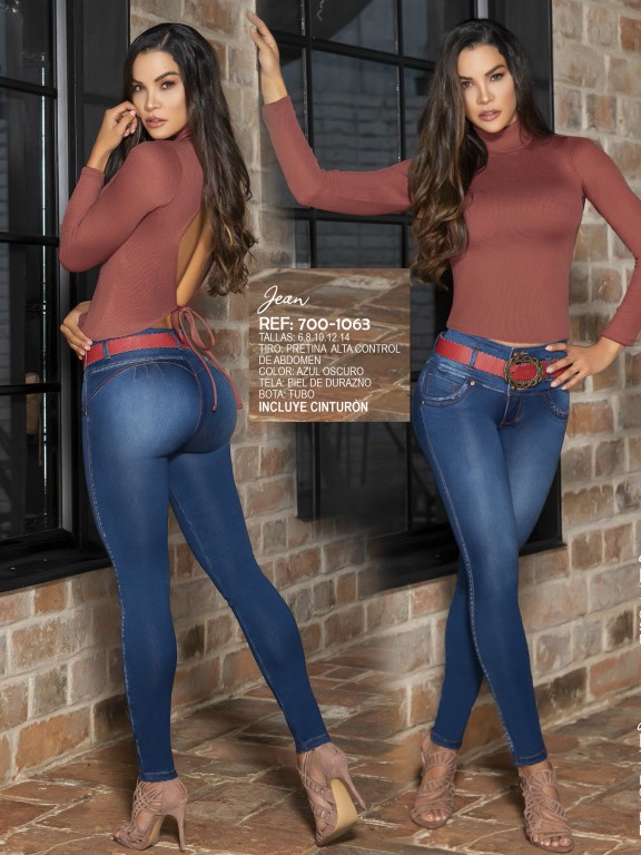 Jeans Levantacola Colombiano - Ref. 287 -1063