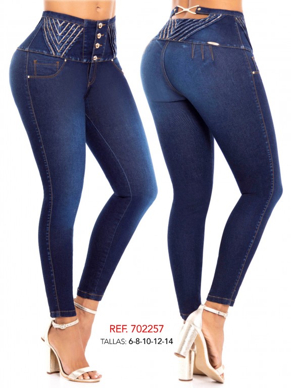 Jeans Dama Colombiano Lujuria - Ref. 243 -702257 L