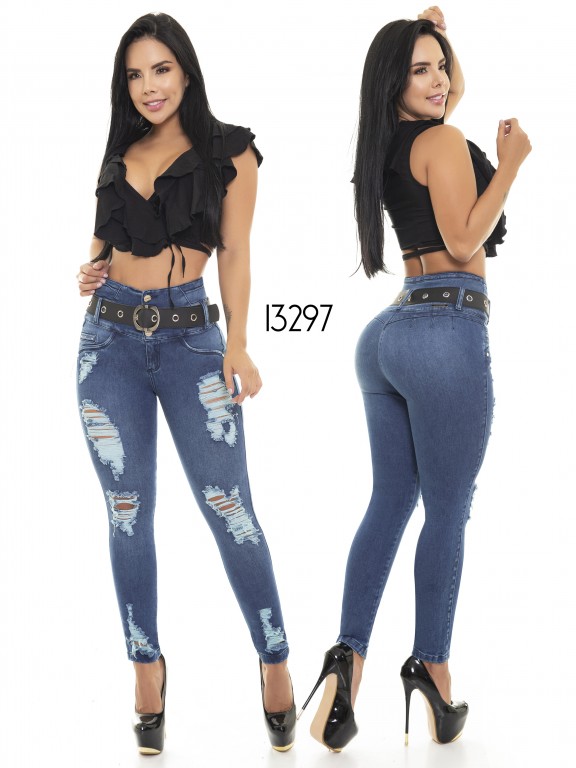 Jeans Levantacola Colombiano Cheviotto - Ref. 101 -13297