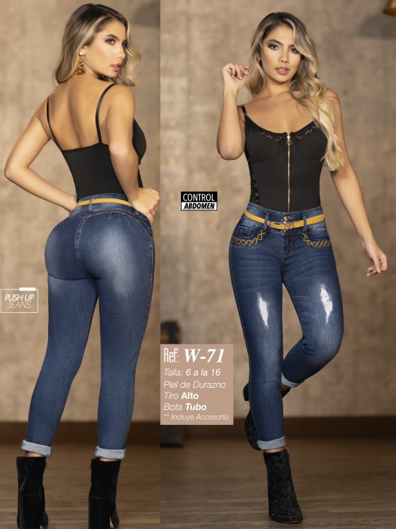 Jeans Levantacola Colombiano - Ref. 119 -W71