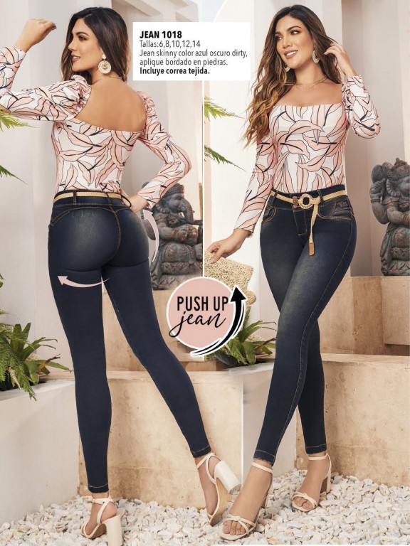 Jeans Levantacola Colombiano - Ref. 308 -1018