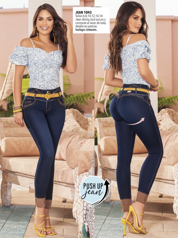 Jeans Levantacola Colombiano - Ref. 308 -1043