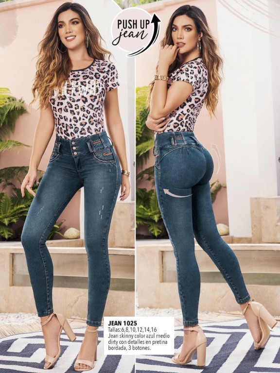Jeans Levantacola Colombiano - Ref. 308 -1025