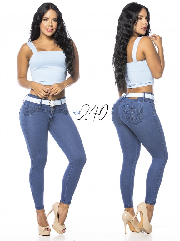 Jeans Levantacola Colombiano - Ref. 293 -240