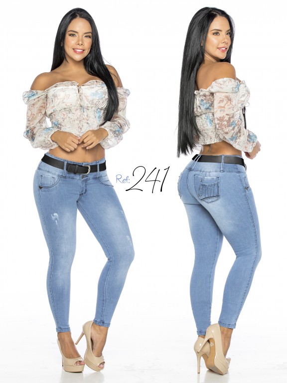 Jeans Levantacola Colombiano - Ref. 293 -241