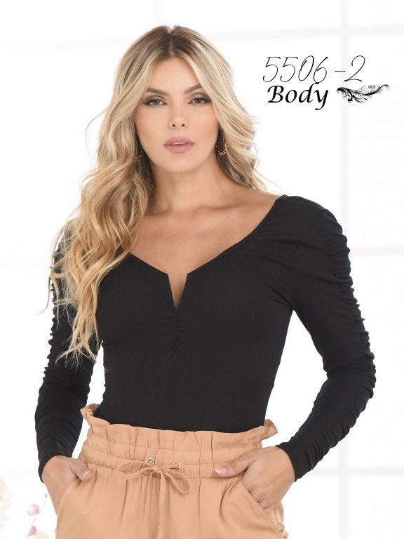 Colombian Fashion Bodysuit  - Ref. 252 -5506 Negro