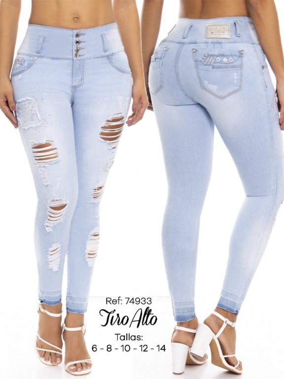 Jeans Levantacola Colombiano - Ref. 248 -74933 D
