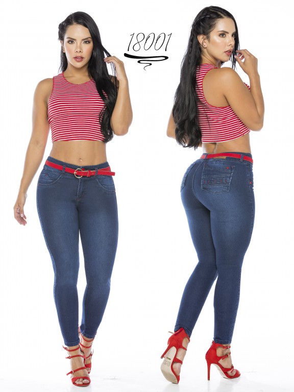 Jeans Levantacola Colombiano - Ref. 309 -18001