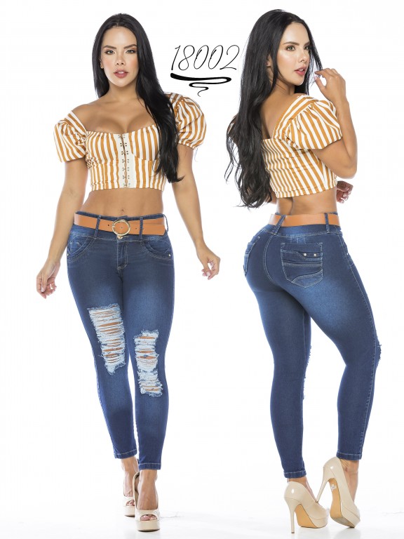 Jeans Levantacola Colombiano - Ref. 309 -18002