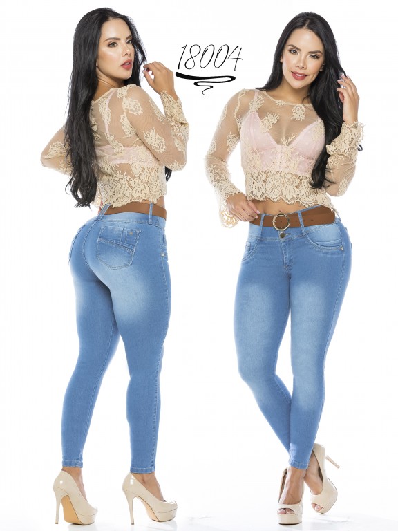 Jeans Levantacola Colombiano - Ref. 309 -18004
