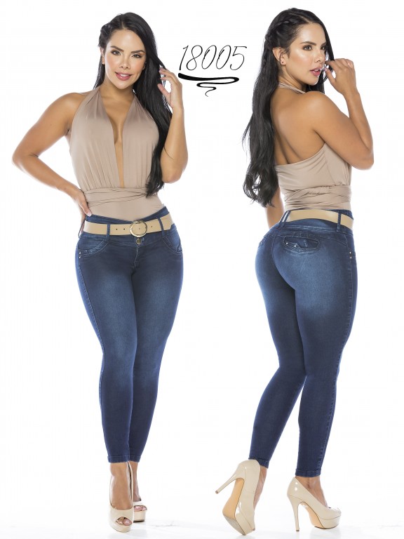Jeans Levantacola Colombiano - Ref. 309 -18005