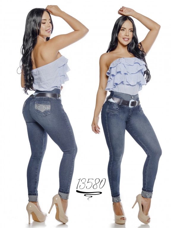 Jeans Levantacola Colombiano Cheviotto - Ref. 101 -13580