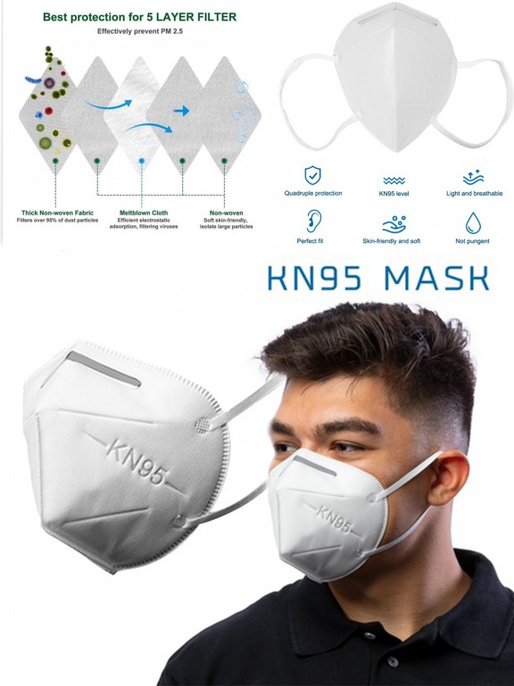 Protective Face Mask - Ref. 119 -KN95
