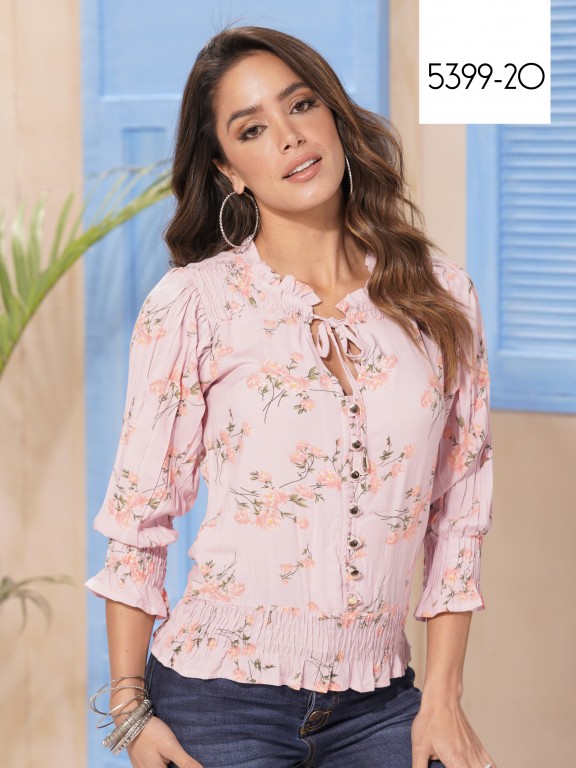 Blusa Moda Colombiana - Ref. 252 -5399 Rosado
