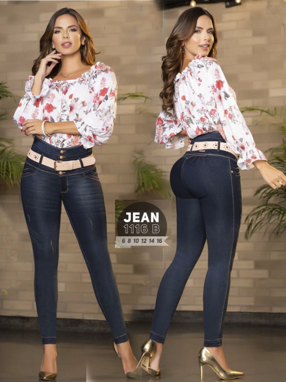 Jeans Levantacola Colombiano - Ref. 288 -1116 B