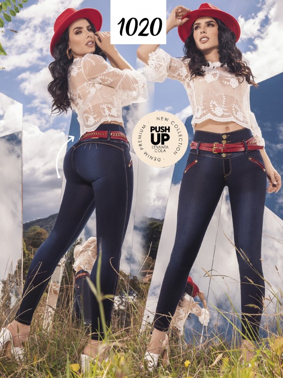 Jeans Levantacola Colombiano - Ref. 119 -1020-K
