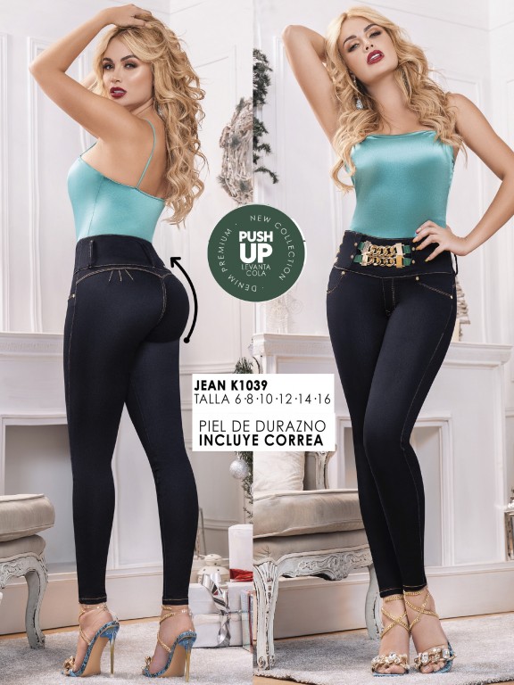 Jeans Levantacola Colombiano - Ref. 119 -1039-K