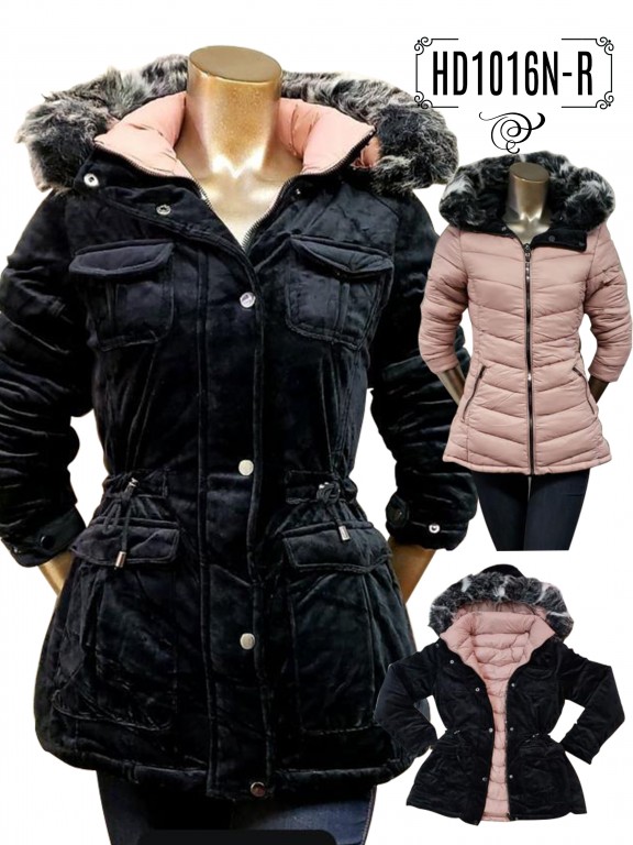 V&C Fashion Jacket - Ref. 315 -HD 1016 Negro-Rosa