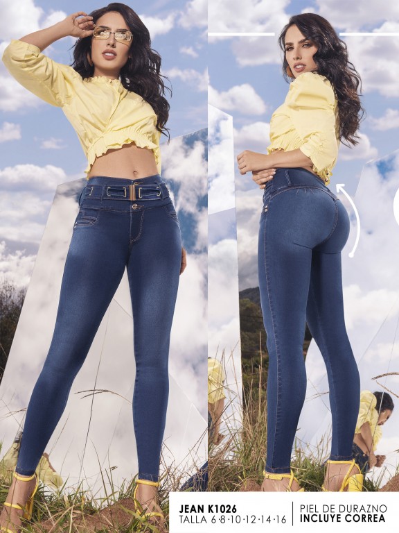 Jeans Levantacola Colombiano - Ref. 119 -1026K