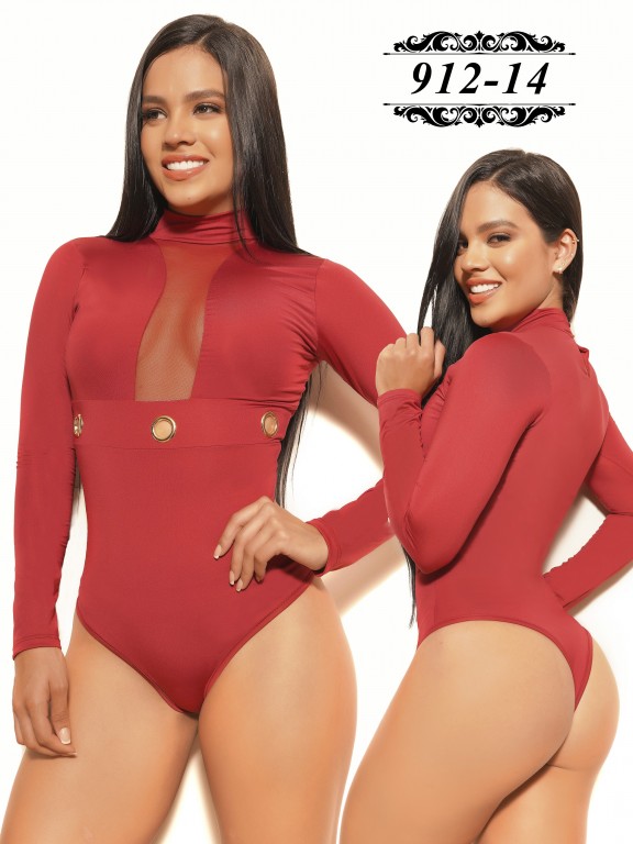 Colombian Fashion Bodysuit  - Ref. 301 -912 -14 Vinotinto