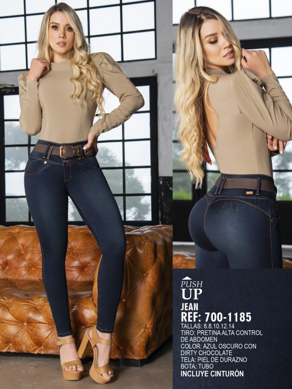 Jeans Levantacola Colombiano - Ref. 287 -1185