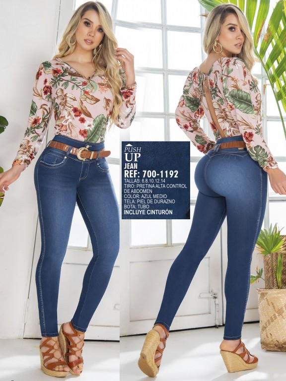Jeans Levantacola Colombiano - Ref. 287 -1192