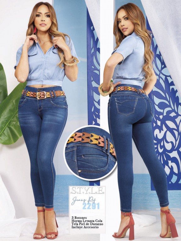 Jeans Levantacola Colombiano - Ref. 321 -2291