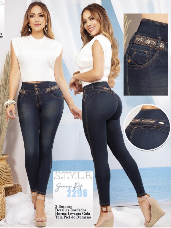 Jeans Levantacola Colombiano - Ref. 321 -2296