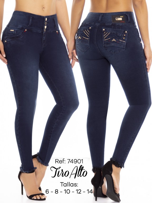 Jeans Levantacola Colombiano - Ref. 248 -74901 D