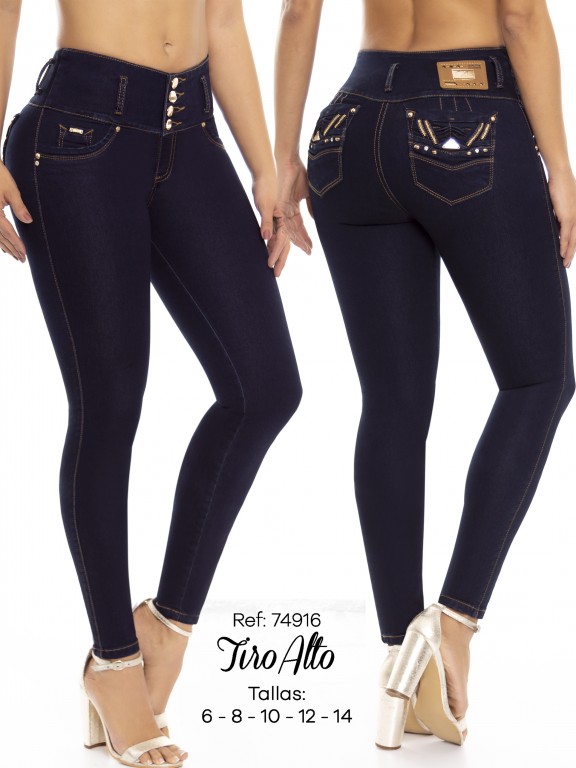 Jeans Levantacola Colombiano - Ref. 248 -74916 D