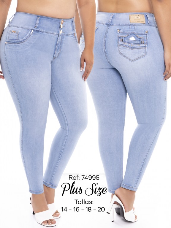 Jeans Levantacola Colombiano - Ref. 248 -74995 D