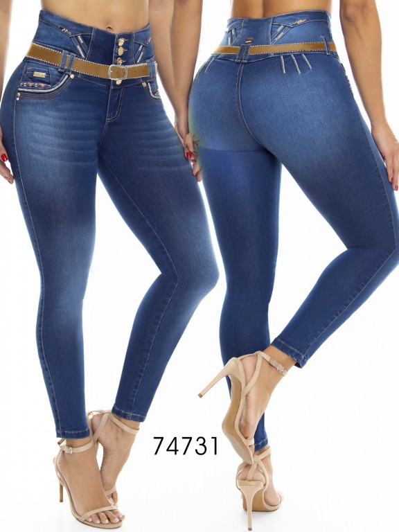 Jeans Levantacola Colombiano - Ref. 248 -74731 D