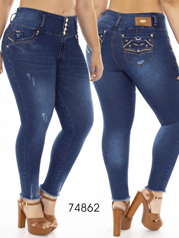 Jeans Levantacola Colombiano - Ref. 248 -74862 D
